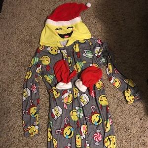 Emoji christmas onesie